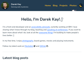 'darekkay.com' screenshot