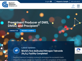 'gaylordchemical.com' screenshot
