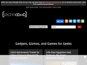 'technabob.com' screenshot