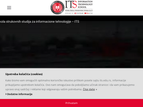 'its.edu.rs' screenshot