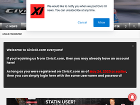 'civicxi.com' screenshot