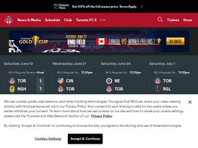'torontofc.ca' screenshot