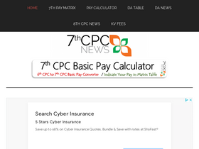 '7thpaycommissionnews.in' screenshot