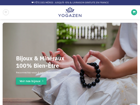 'yoga-zen-boutique.com' screenshot