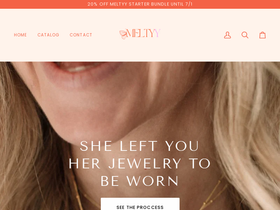 meltyy.com homepage screenshot