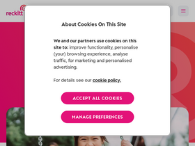 'reckitt.com' screenshot