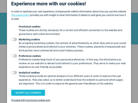 'companyweb.be' screenshot