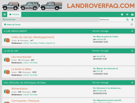'landroverfaq.com' screenshot