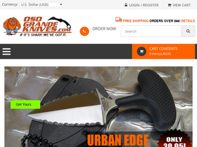 'osograndeknives.com' screenshot
