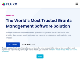 'fluxx.io' screenshot