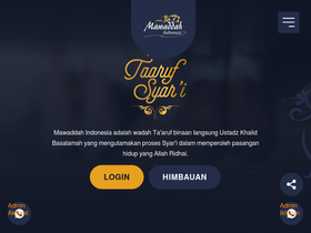 'mawaddahindonesia.com' screenshot