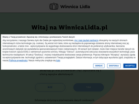'winnicalidla.pl' screenshot
