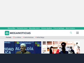 'meganoticias.cl' screenshot