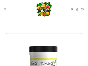 mightyfruits.com homepage screenshot