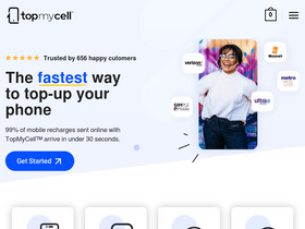 'topmycell.com' screenshot