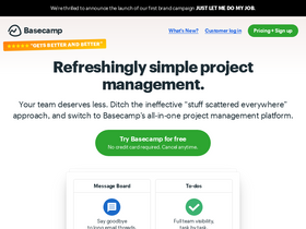 'basecamphq.com' screenshot
