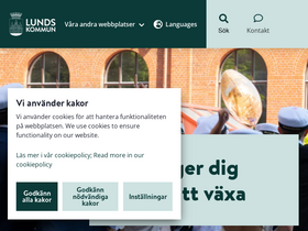 'lund.se' screenshot