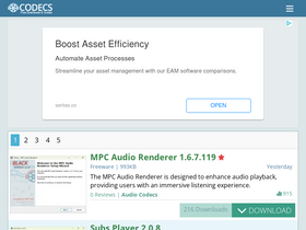 'free-codecs.com' screenshot