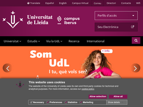 'udl.cat' screenshot