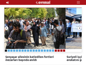'evrensel.net' screenshot