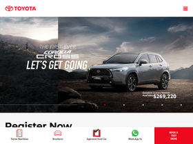 'toyota.com.hk' screenshot