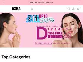 Azra.pk website screenshot