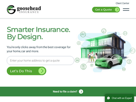 'goosehead.com' screenshot