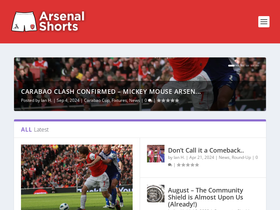 arsenalshorts.com