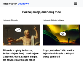 'przewodnikduchowy.pl' screenshot