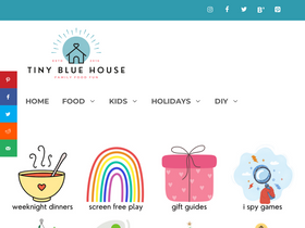 'thistinybluehouse.com' screenshot