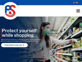 'presidentesupermarkets.com' screenshot