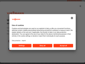 'viessmann.co.uk' screenshot