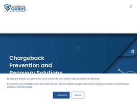 'chargebackgurus.com' screenshot