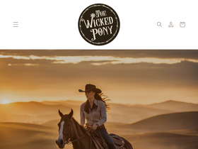 thewickedpony.net homepage screenshot