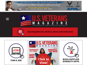 'usveteransmagazine.com' screenshot