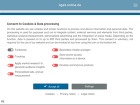 'liga3-online.de' screenshot