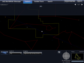 'worldwidetelescope.org' screenshot