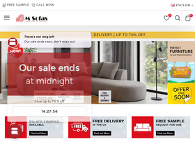 'msofas.co.uk' screenshot