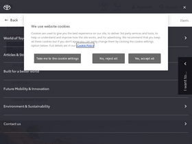 'toyota.ie' screenshot