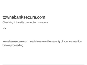 'townebanksecure.com' screenshot