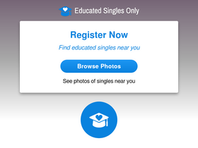 'educatedsinglesonly.com' screenshot
