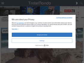 'tristemondo.it' screenshot