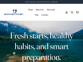 survivorfilter.com homepage screenshot