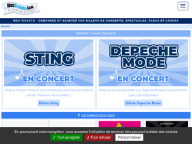'mestickets.com' screenshot