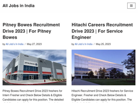 'alljobsinindia.in' screenshot