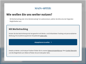'main-spitze.de' screenshot