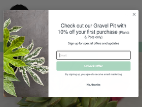 Gravelpitshop homepage screenshot