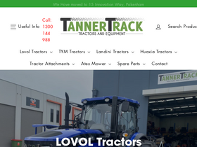 tannertrack.com.au homepage screenshot