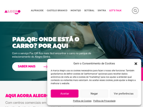 'alegro.pt' screenshot