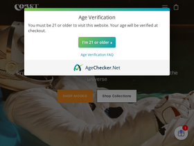 coastsmokes.co homepage screenshot